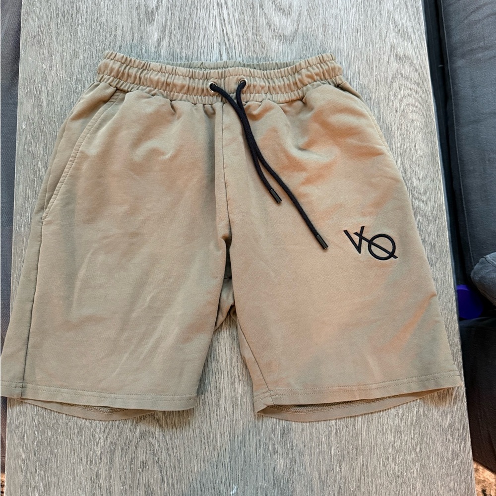 VQ Men's Tan Athletic Shorts
